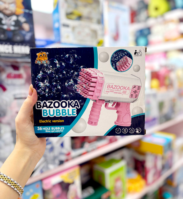 حباب ساز اتوماتیک شارژی بازوکا | Bubble Bazooka با تولید هزاران حباب
