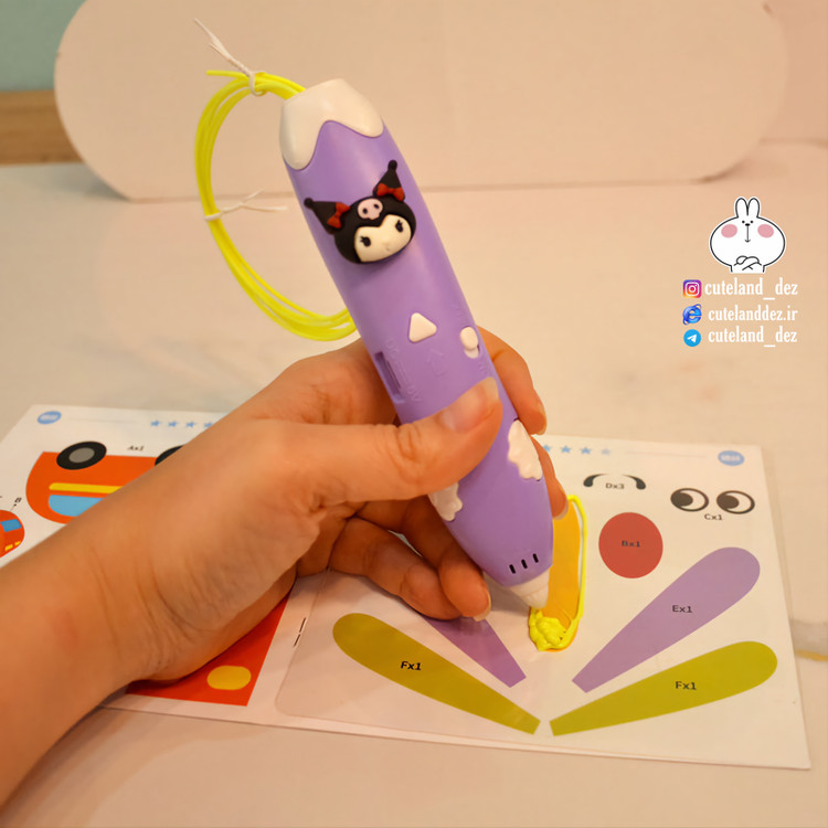 قلم جادویی سه بعدی مدل شارژی 3D Pen