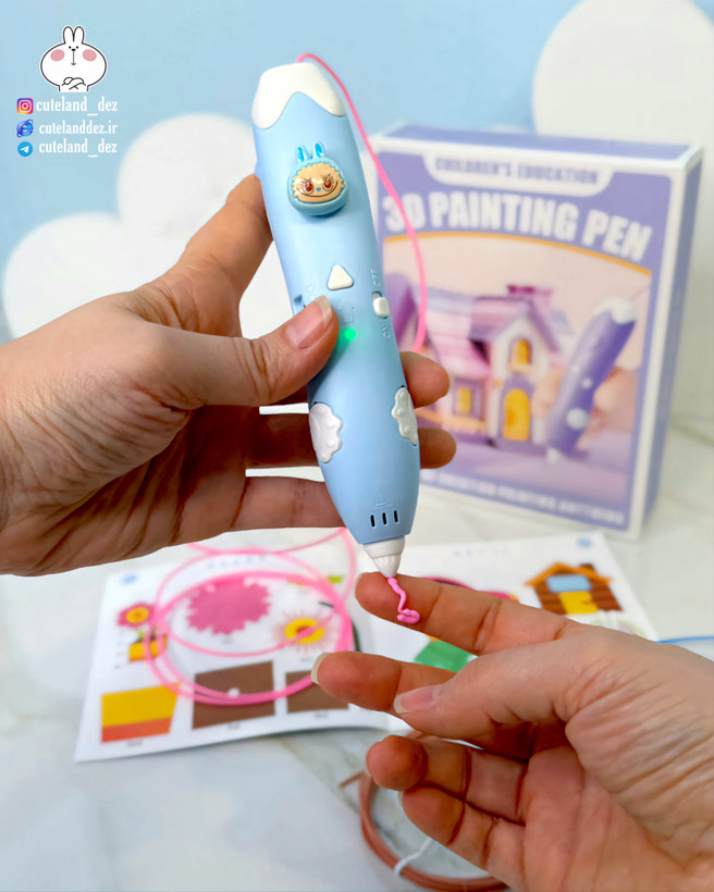 قلم جادویی سه بعدی مدل شارژی 3D Pen