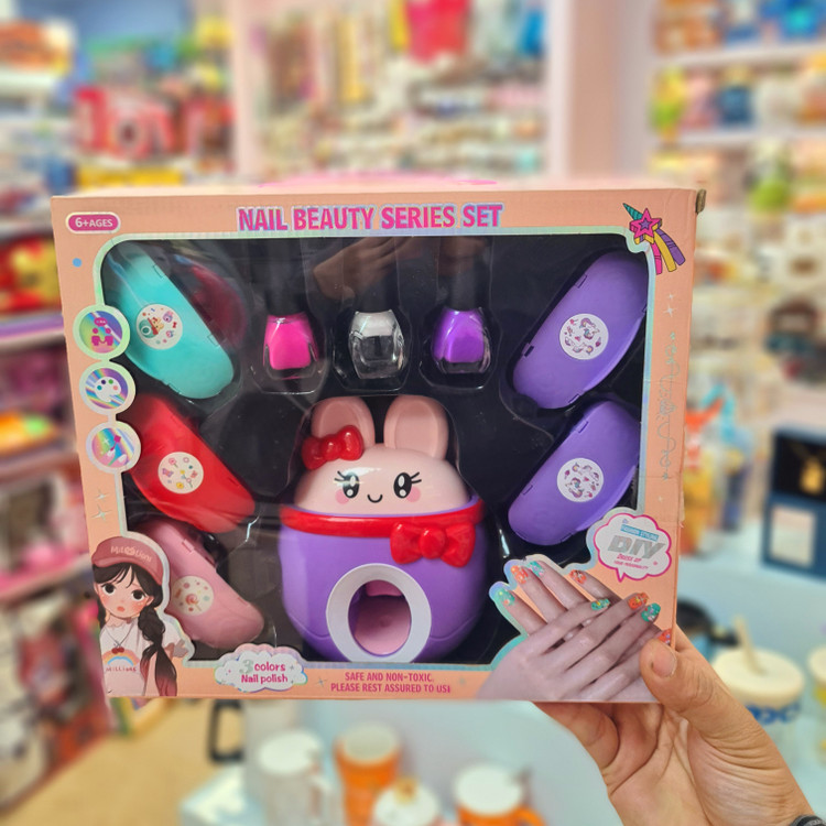 پک استمپر ناخن کودک | ست کامل طراحی و لاک ناخن فانتزی