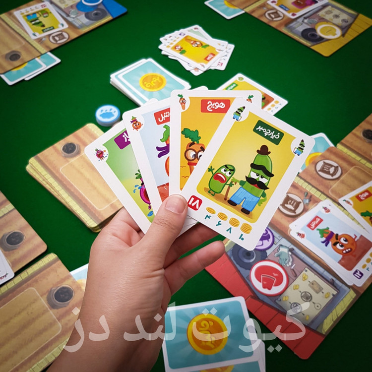 بازی فکری جالیز هوپا | بازی کارتی کاشت، داشت، برداشت و مذاکره