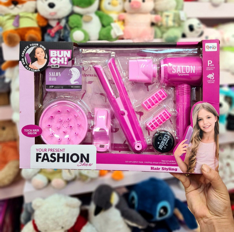 ست اسباببازی آرایشگری و مدل مو دخترانه Fashion Show