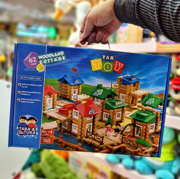 لگو ساختنی کلبه جنگلی Woodland Cottage مدل 1022 اورجینال برند TAK TOY