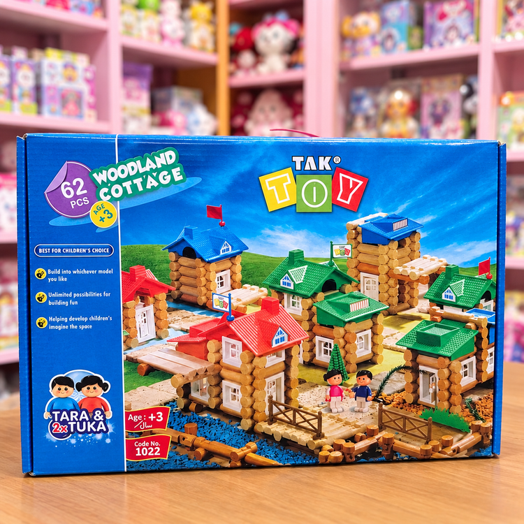 لگو ساختنی کلبه جنگلی Woodland Cottage مدل 1022 اورجینال برند TAK TOY