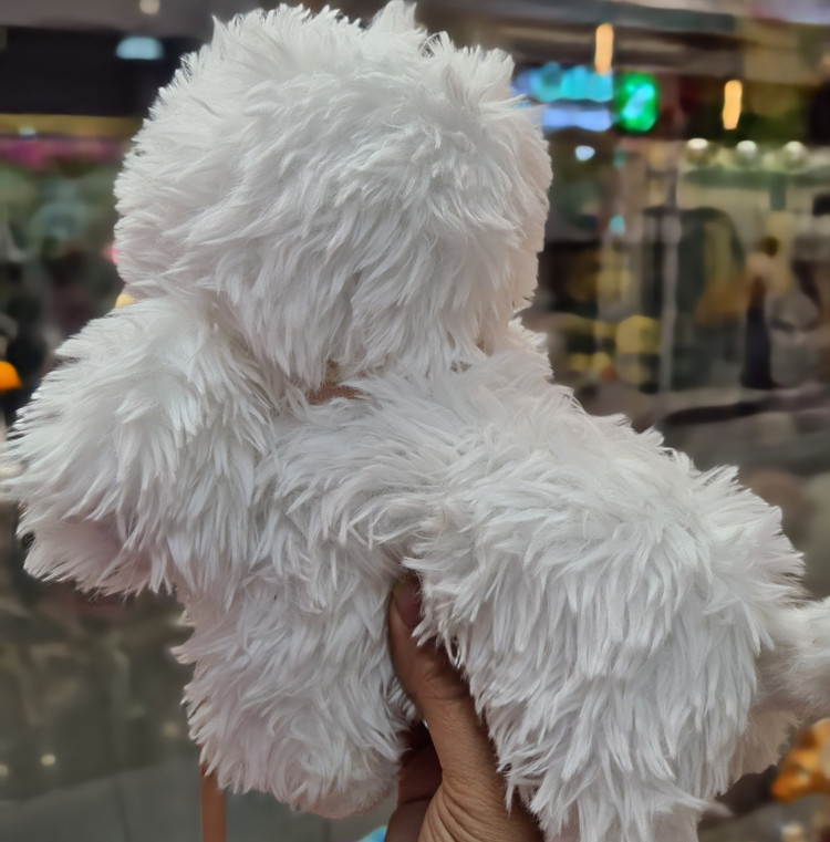عروسک سگ پولیشی پشمالو اورجینال Cute Dog | همراه با قلاده