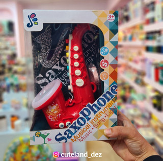 اسباب بازی ساز ساکسیفون موزیکال کودک مدل واقعی Musical Instrument