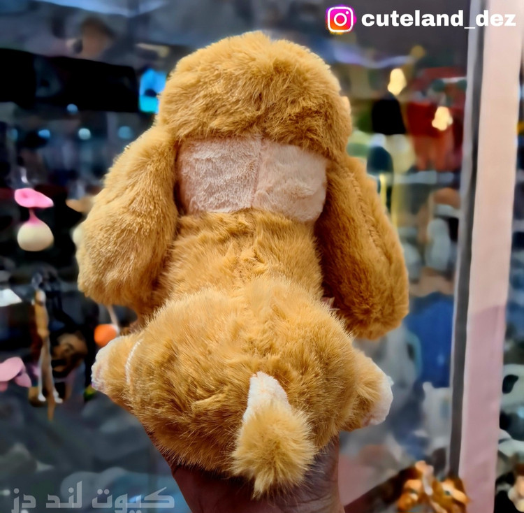 عروسک پولیشی سگ اشرافی اورجینال | عروسک سگ نرم و بامزه