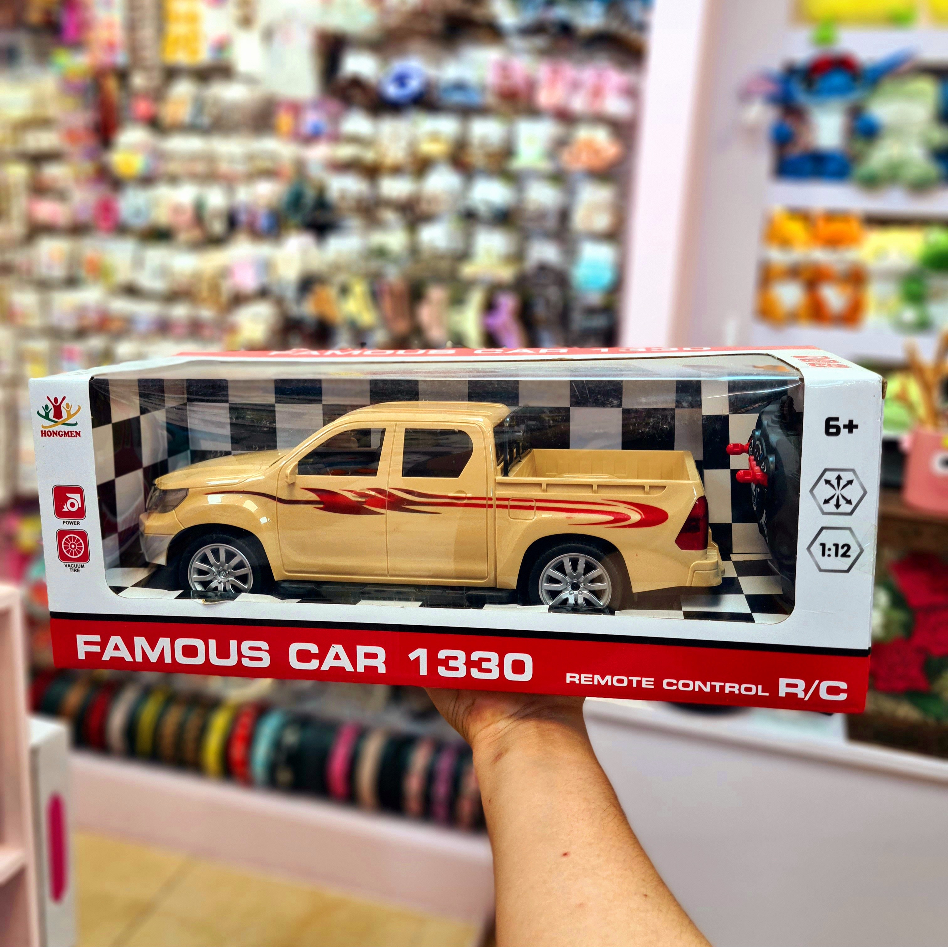 ماشین کنترلی شارژی پیکاپ Famous Car 1330 مدل 1:12 | ریموت کنترل‌دار